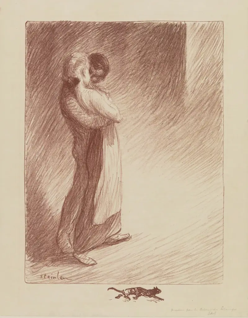 Förstadsidyll av Théophile Alexandre Steinlen