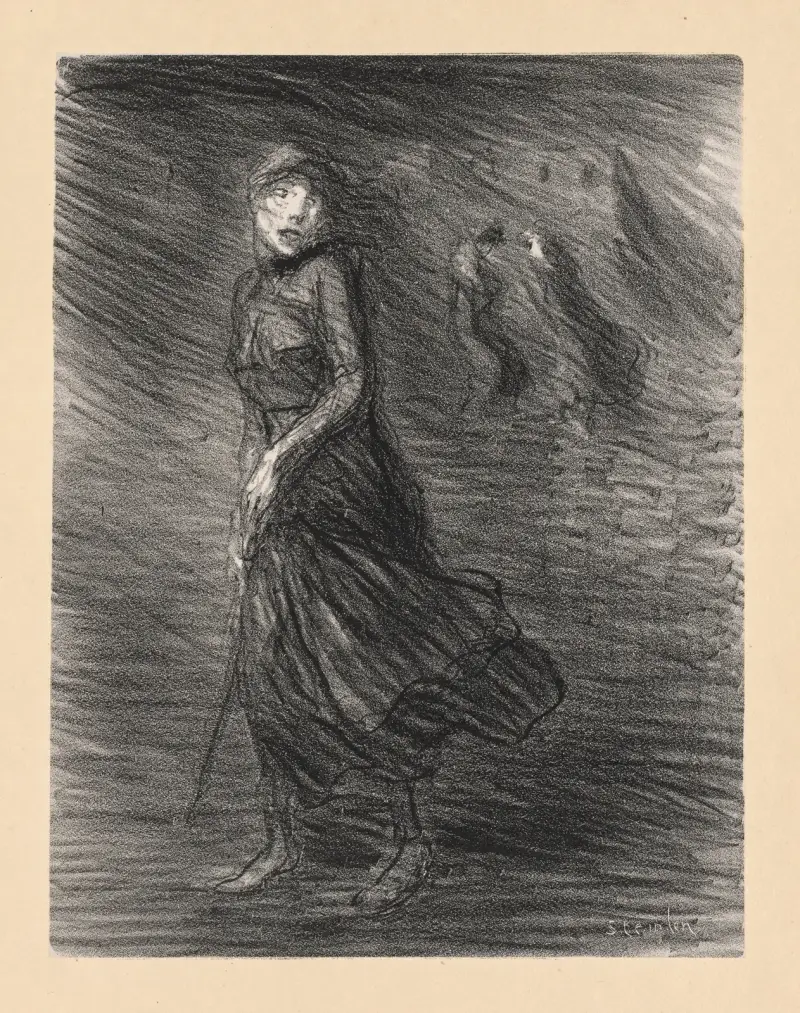 På gatan av Théophile Alexandre Steinlen