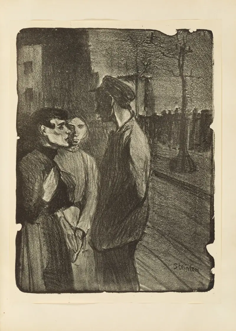 I förorten av Théophile Alexandre Steinlen