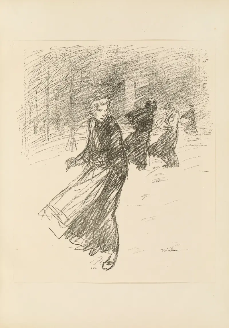I förorten av Théophile Alexandre Steinlen