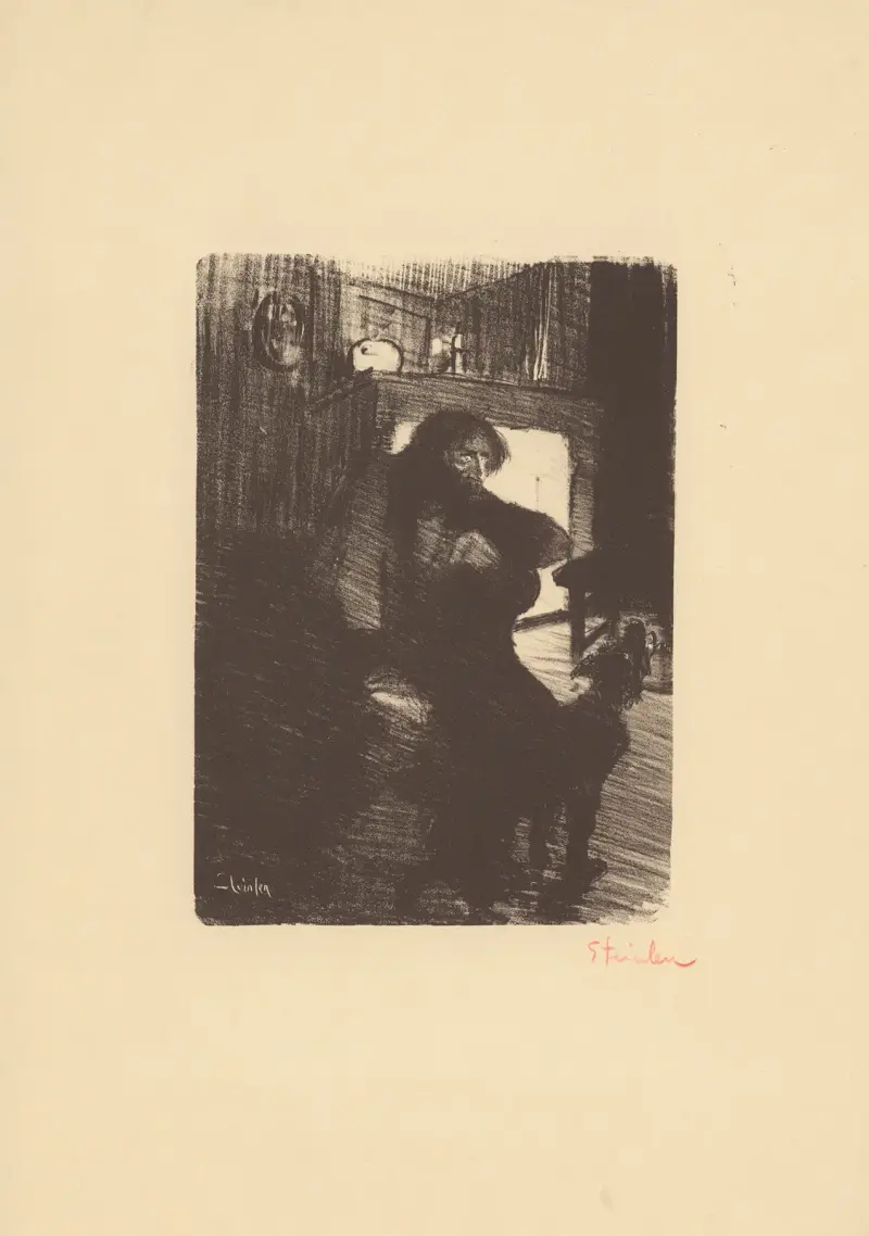 Den förtvivlades ballad av Théophile Alexandre Steinlen