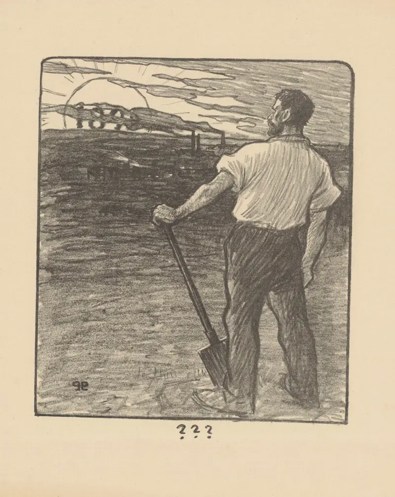 Gott nytt år av Théophile Alexandre Steinlen