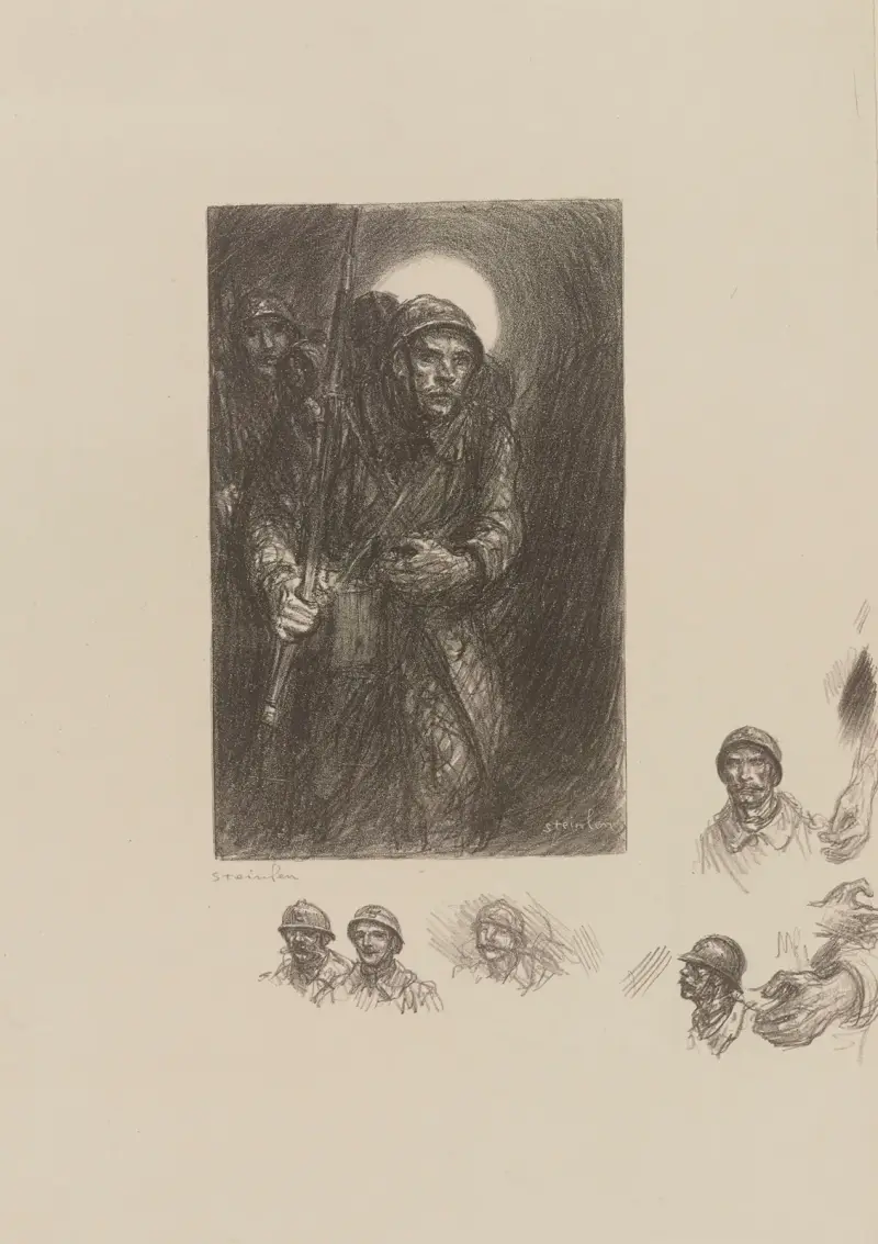 Kriget av Théophile Alexandre Steinlen