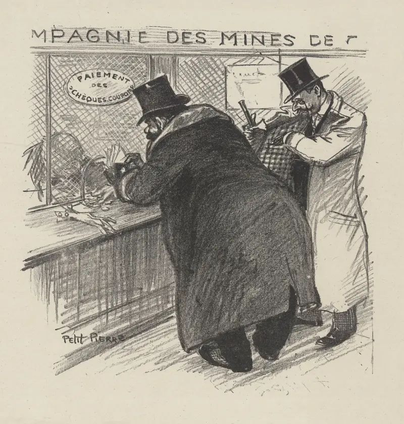 La majorité opportuniste av Théophile Alexandre Steinlen