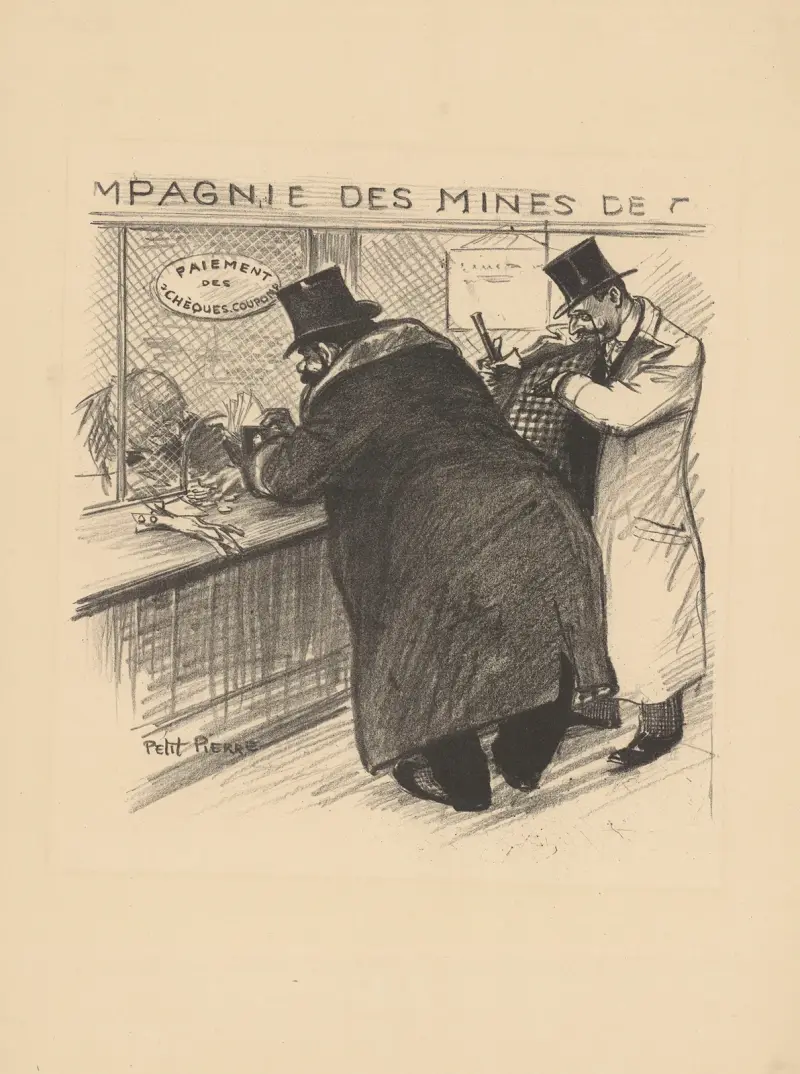 Den opportunistiska majoriteten av Théophile Alexandre Steinlen