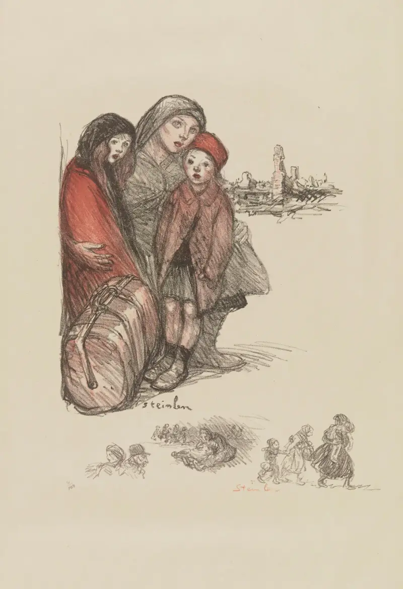 Det ödelagda Aisne av Théophile Alexandre Steinlen