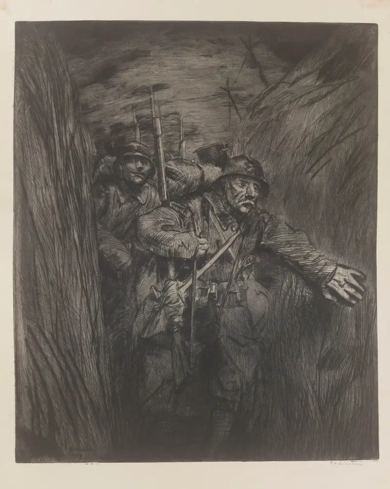 Le boyau av Théophile Alexandre Steinlen