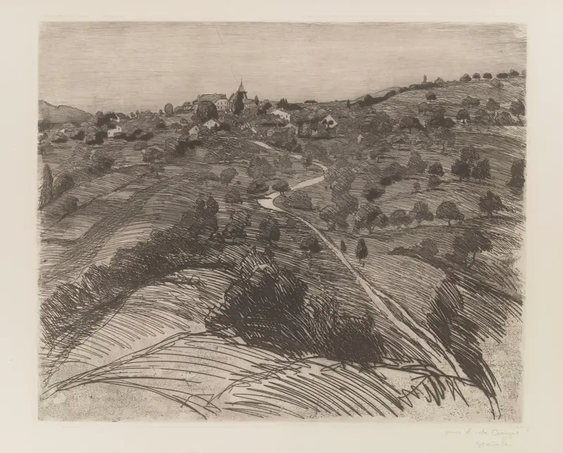 Sluttningen av Théophile Alexandre Steinlen
