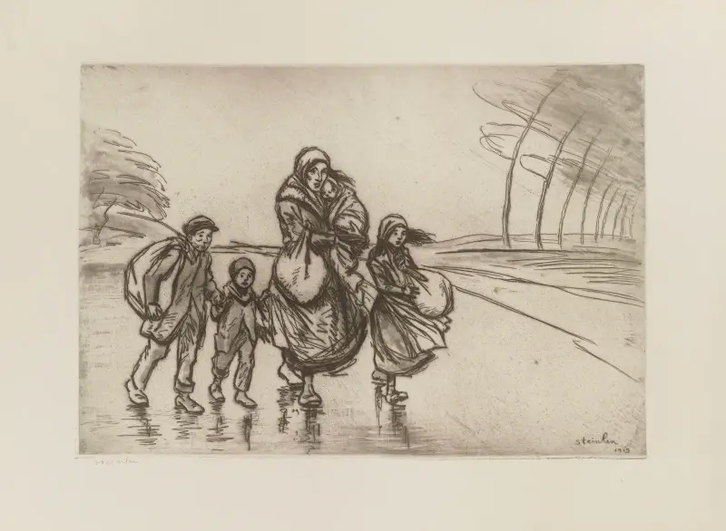 Vindkastet av Théophile Alexandre Steinlen