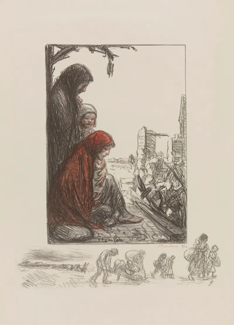 Le devoir social av Théophile Alexandre Steinlen
