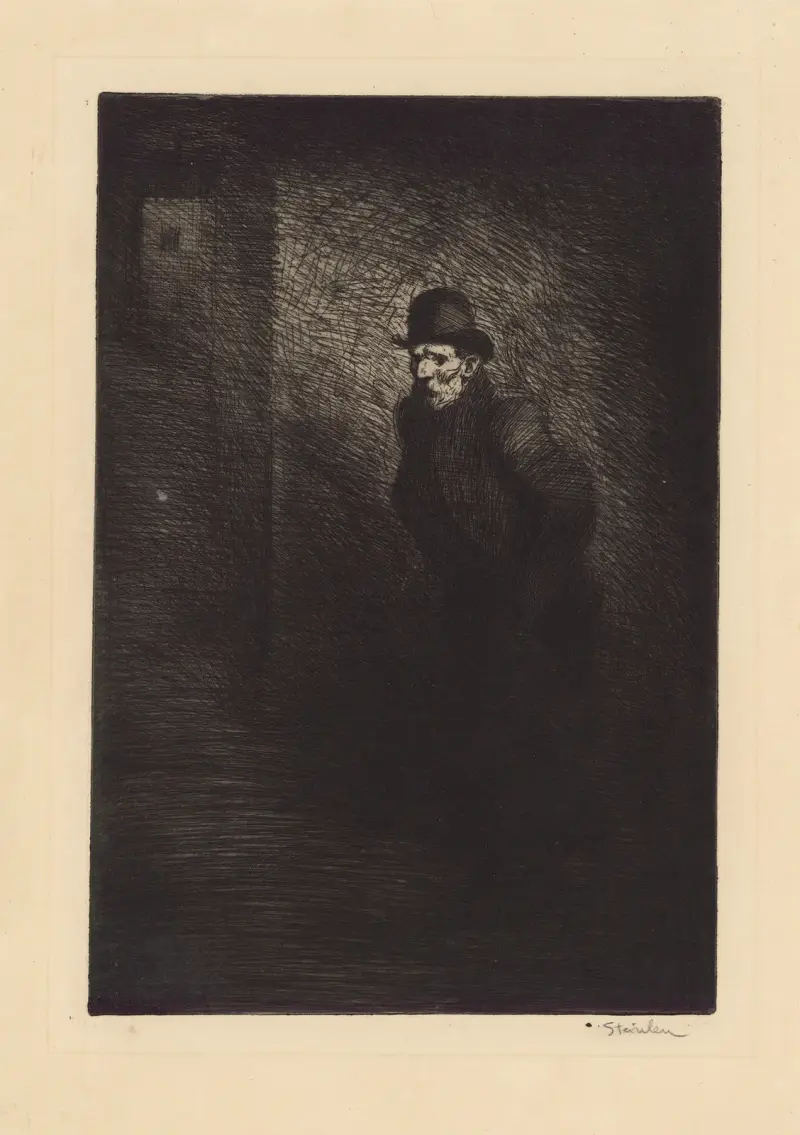 Den stackars figuren av Théophile Alexandre Steinlen