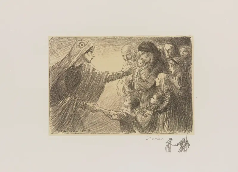 Le Secours national av Théophile Alexandre Steinlen