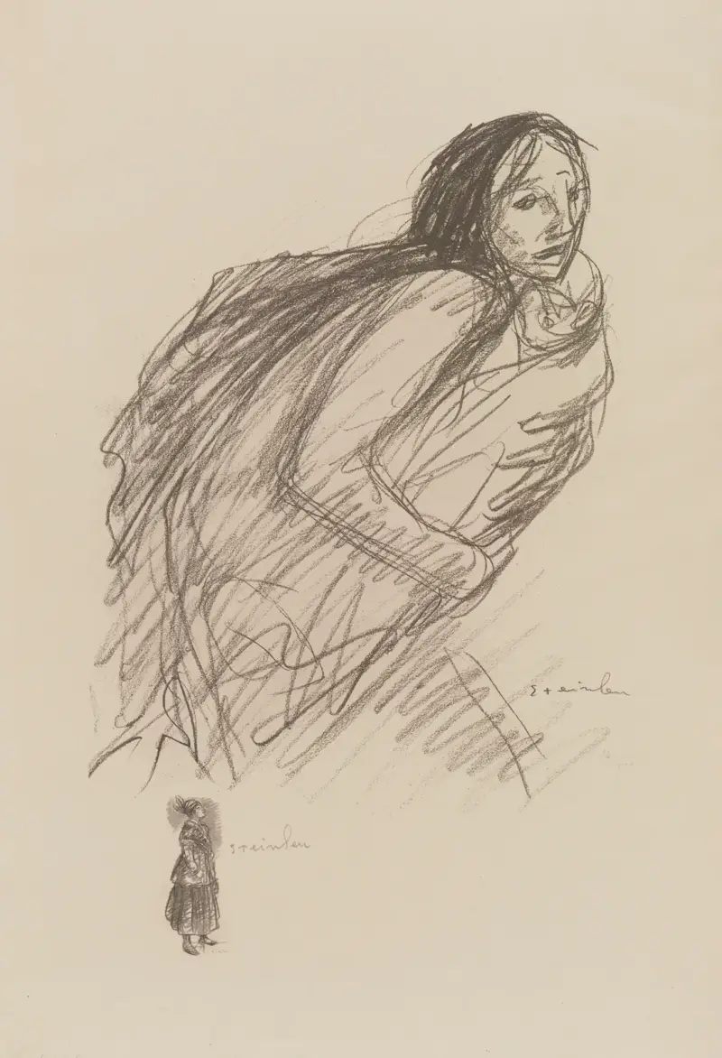 Zeppelinaren av Théophile Alexandre Steinlen