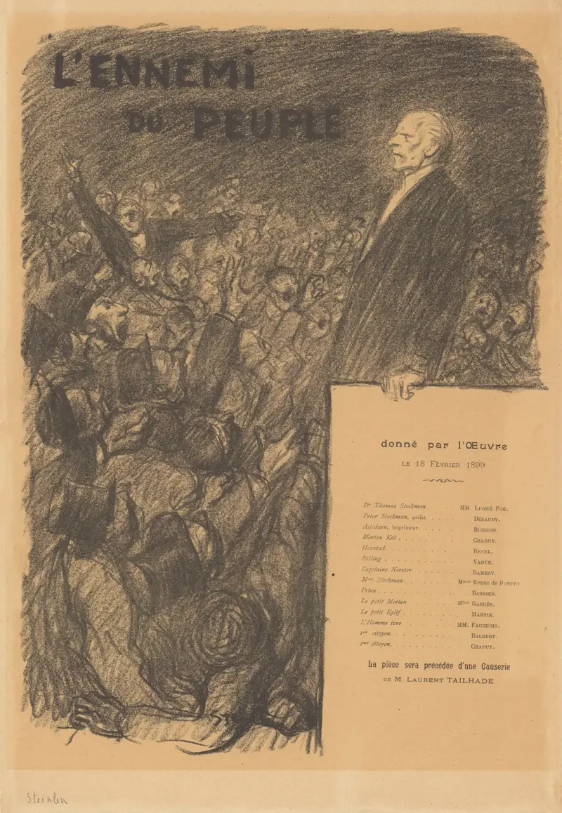 L’ennemi du peuple av Théophile Alexandre Steinlen