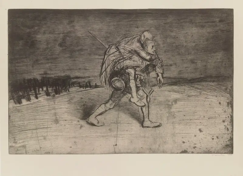 De två vännerna av Théophile Alexandre Steinlen