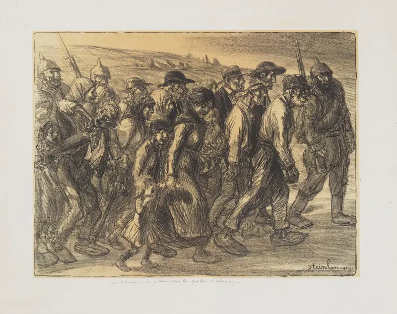 Internerade – in i de tyska fängelsehålorna av Théophile Alexandre Steinlen
