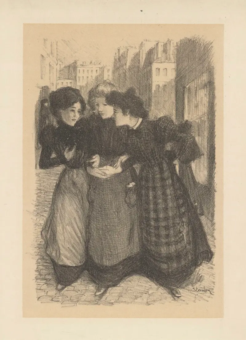 Lunchtimmen av Théophile Alexandre Steinlen