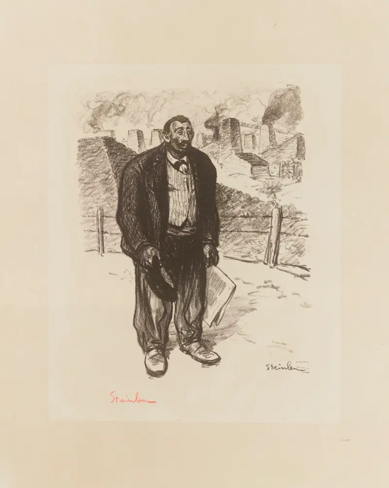 Den ärlige arbetaren av Théophile Alexandre Steinlen