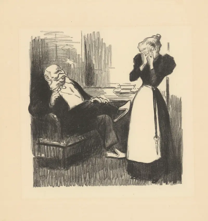 Arbetets frihet! av Théophile Alexandre Steinlen