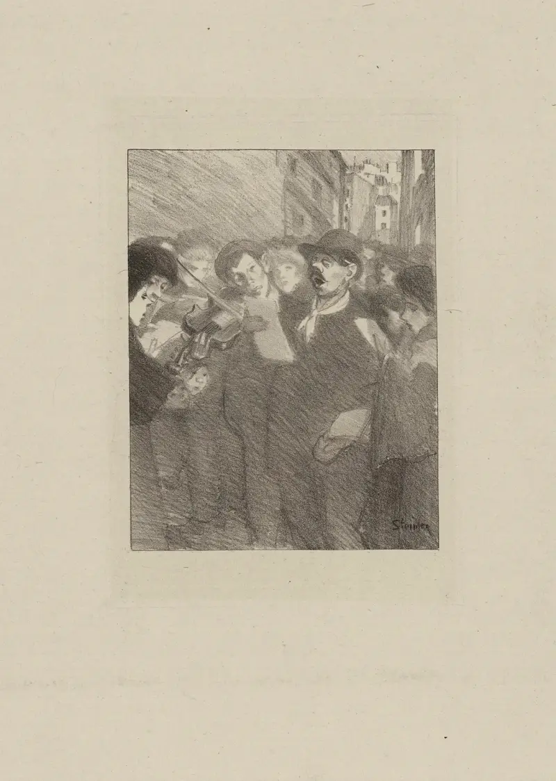 Kvinnornas ö av Théophile Alexandre Steinlen