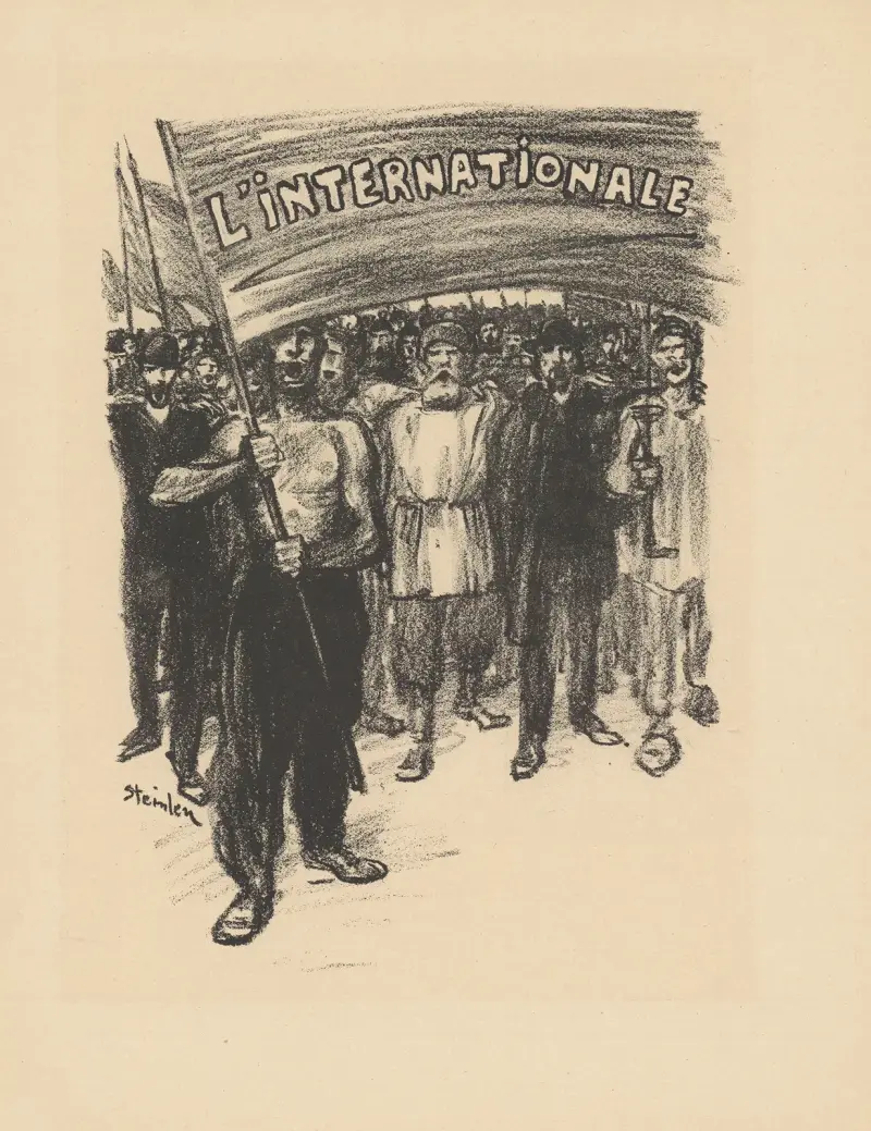 L’Internationale av Théophile Alexandre Steinlen