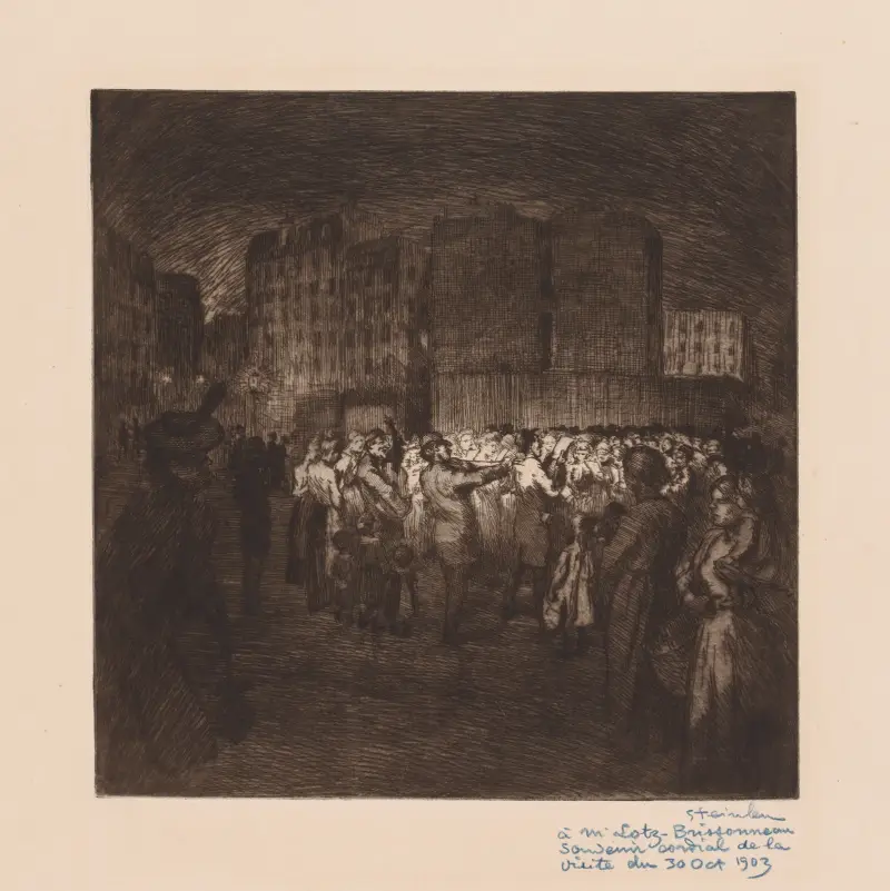 Kleine Straßensänger von Théophile Alexandre Steinlen