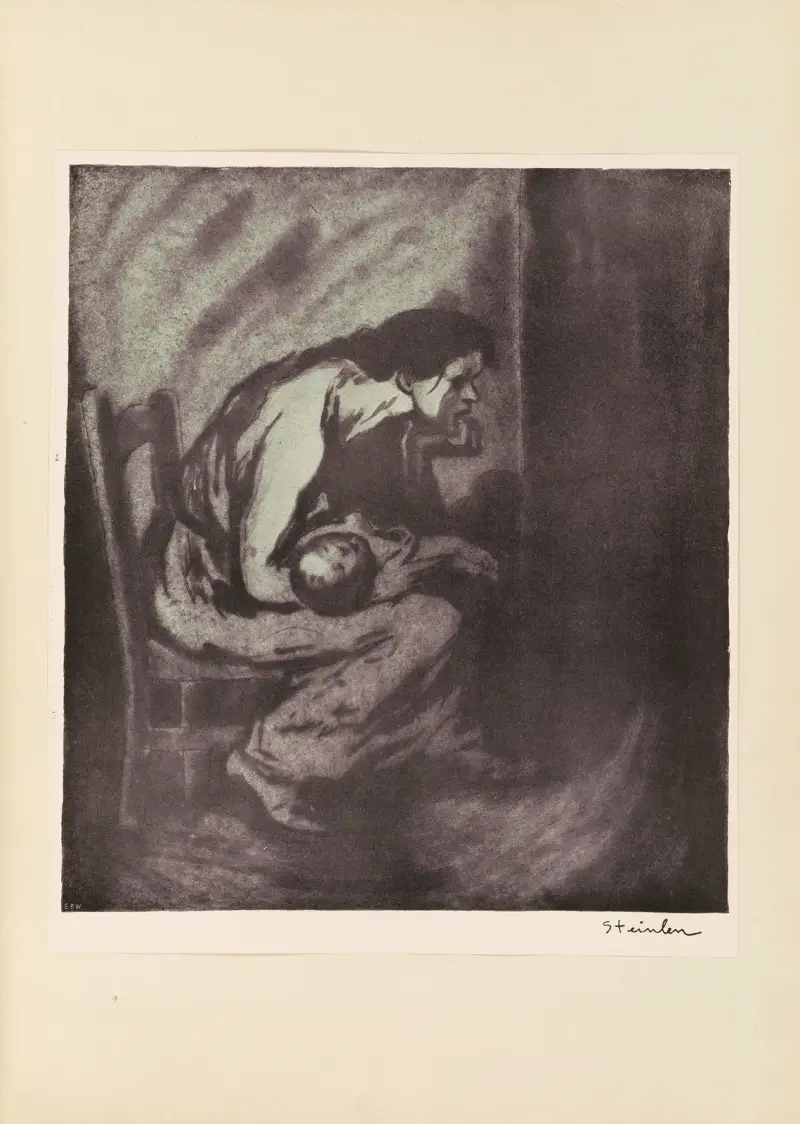 Misery av Théophile Alexandre Steinlen