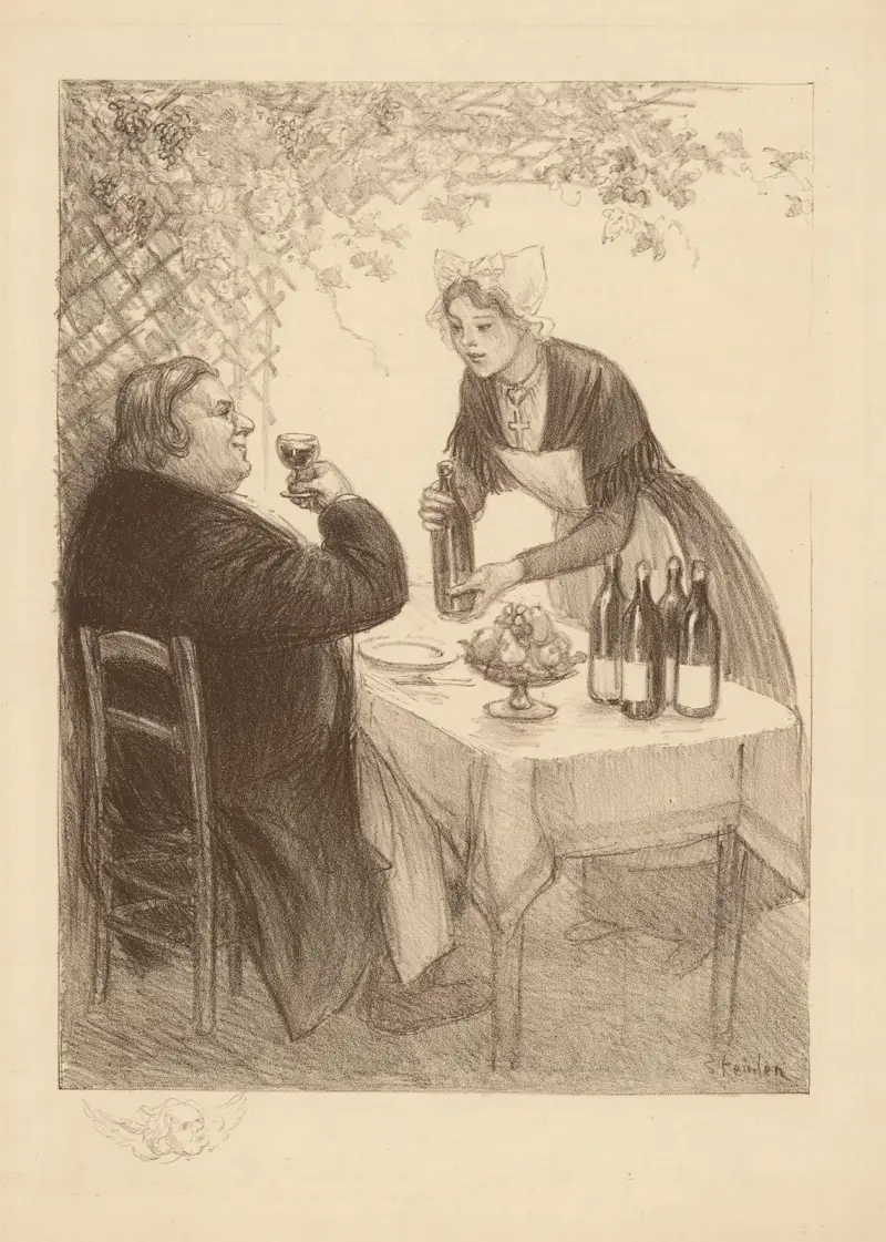 Monselet av Théophile Alexandre Steinlen