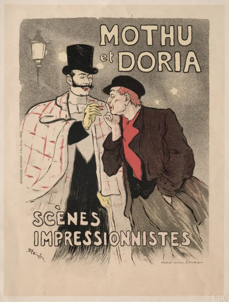 Mothu et Doria – Scènes impressionistes av Théophile Alexandre Steinlen