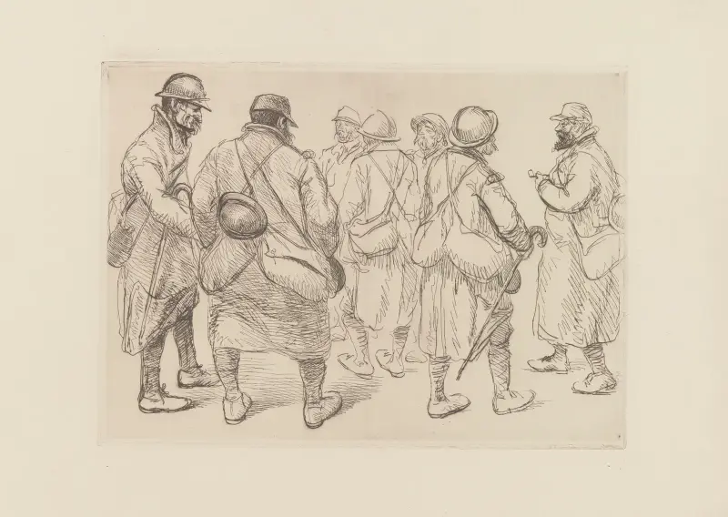Permittenter nr 2 av Théophile Alexandre Steinlen