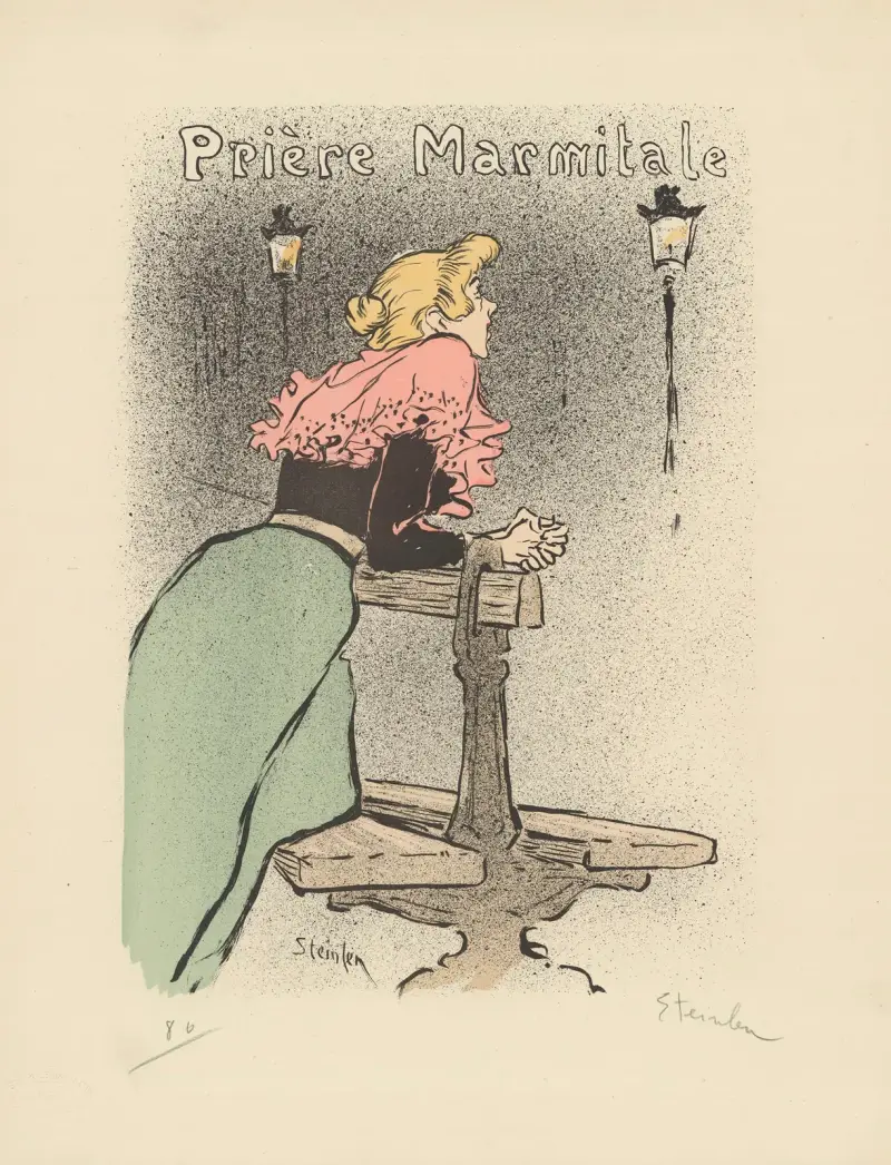 Gebete um Kochtöpfe von Théophile Alexandre Steinlen