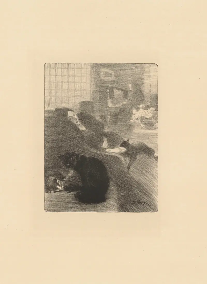 När vi blir gamla av Théophile Alexandre Steinlen