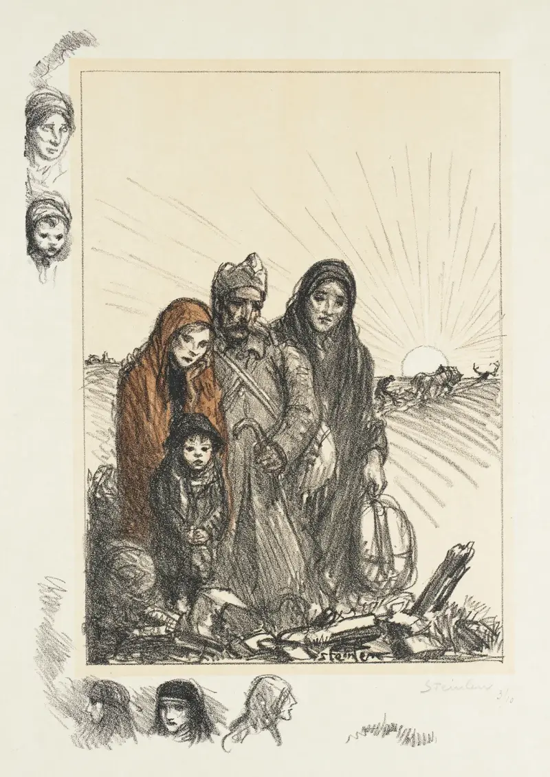 Återkomst till hemmet av Théophile Alexandre Steinlen