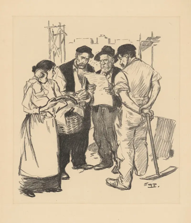 Tillbaka i tiden av Théophile Alexandre Steinlen