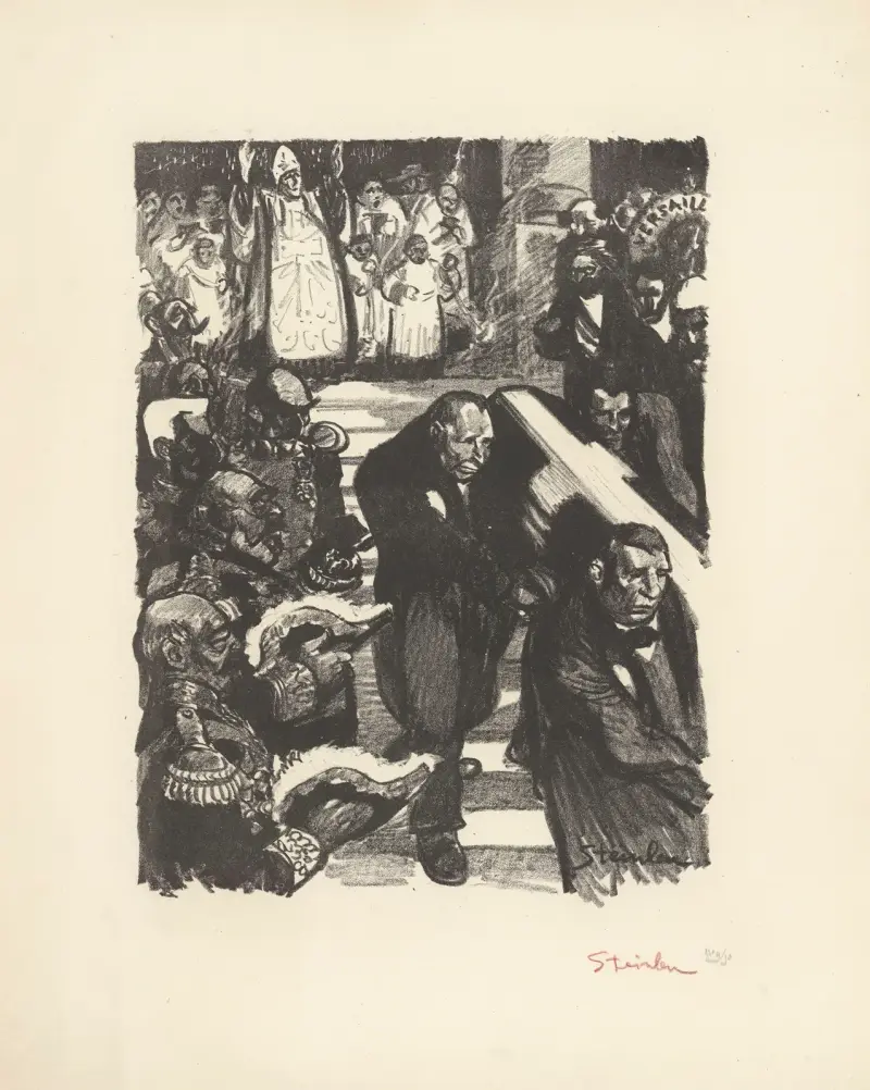 Rochefort se meurt! Rochefort est mort! av Théophile Alexandre Steinlen