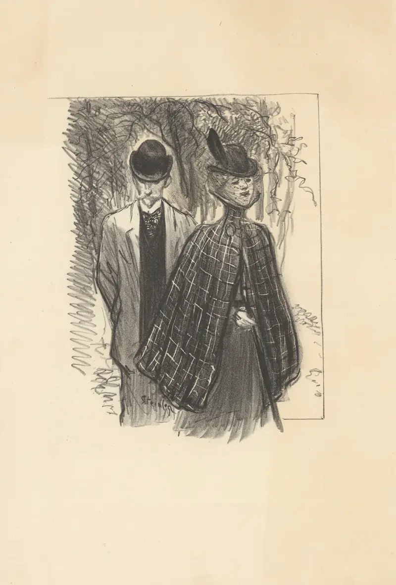 Höstens bristning av Théophile Alexandre Steinlen