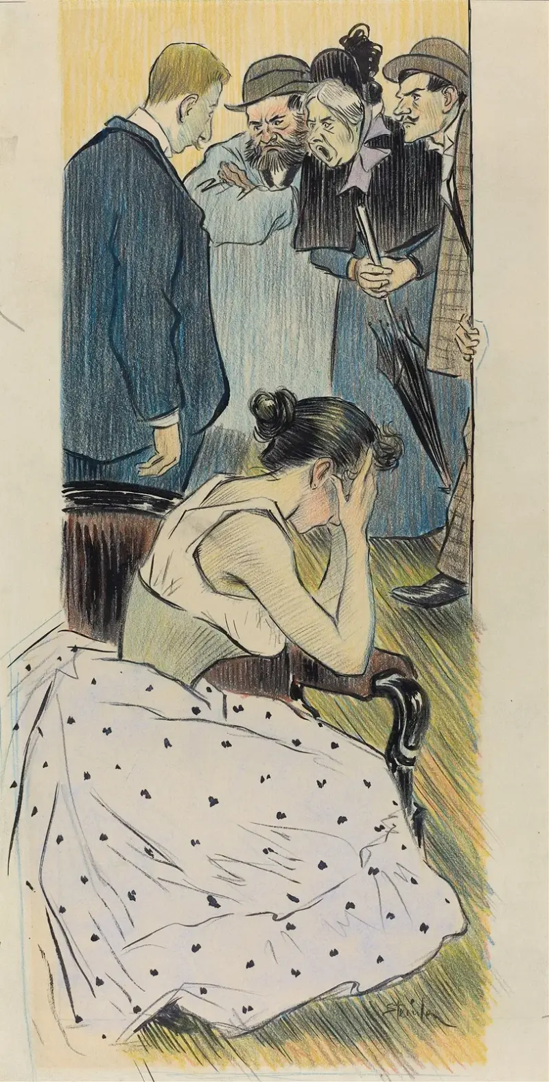 Sa famille (chanson) av Théophile Alexandre Steinlen