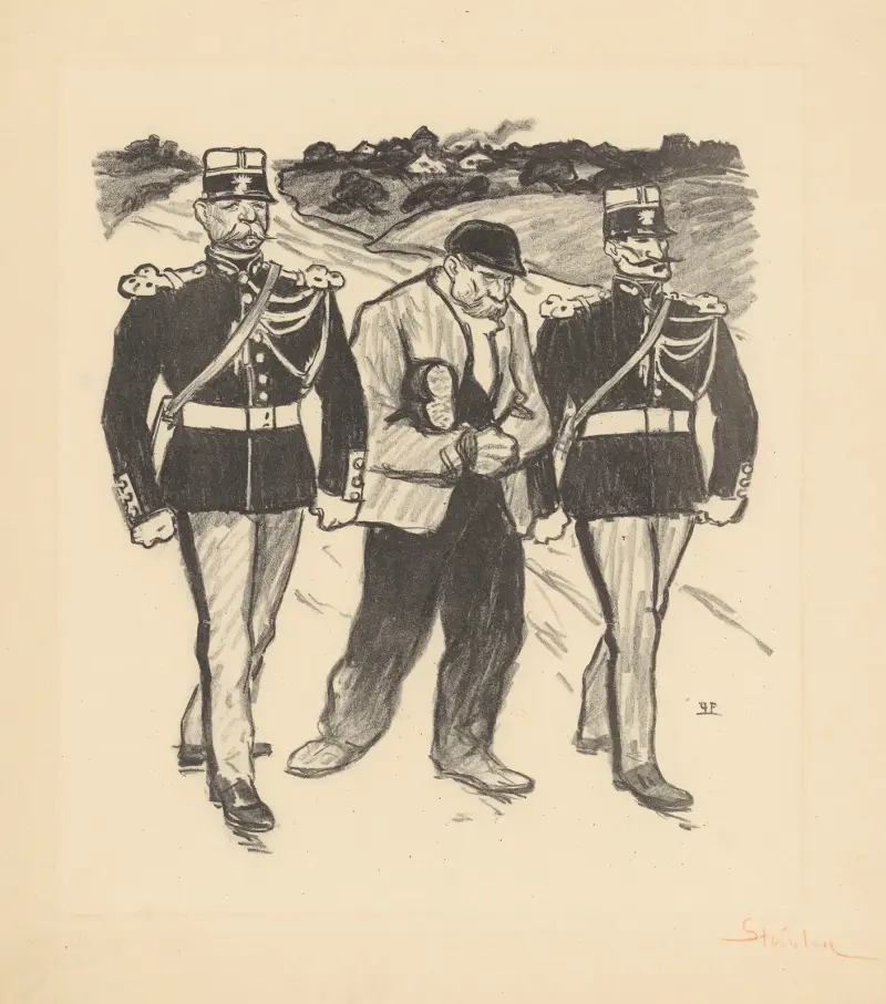 Utan ett öre! av Théophile Alexandre Steinlen