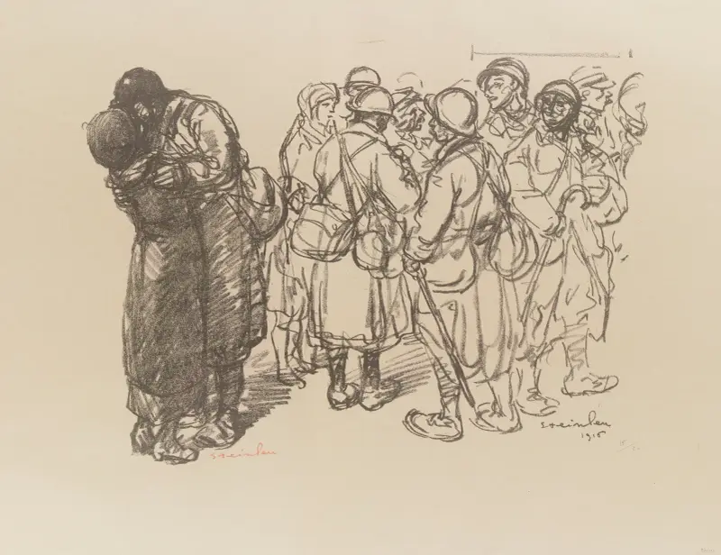 Ensam, ändå! av Théophile Alexandre Steinlen
