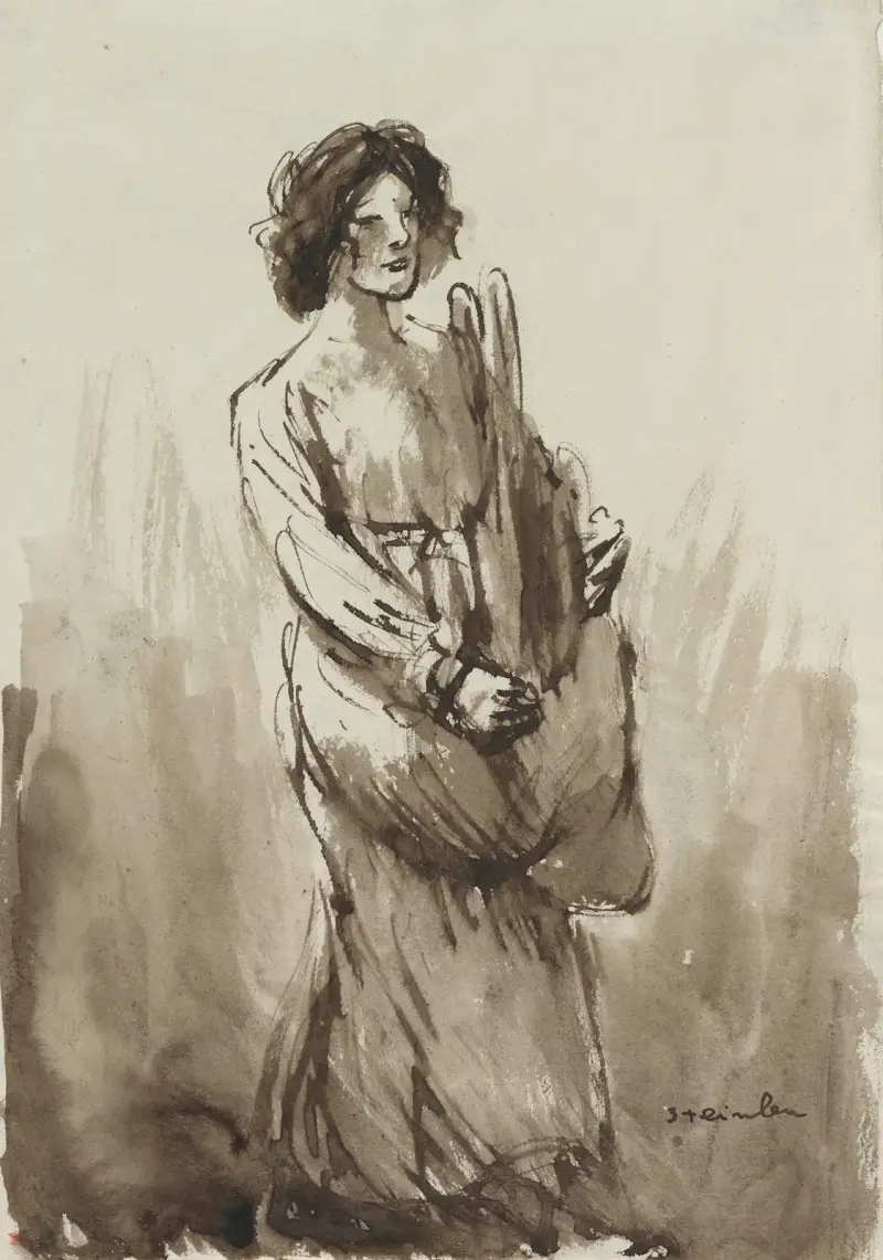 Brödbäraren av Théophile Alexandre Steinlen