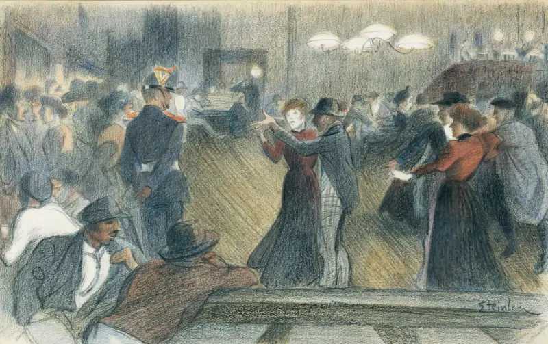 The Dance av Théophile Alexandre Steinlen