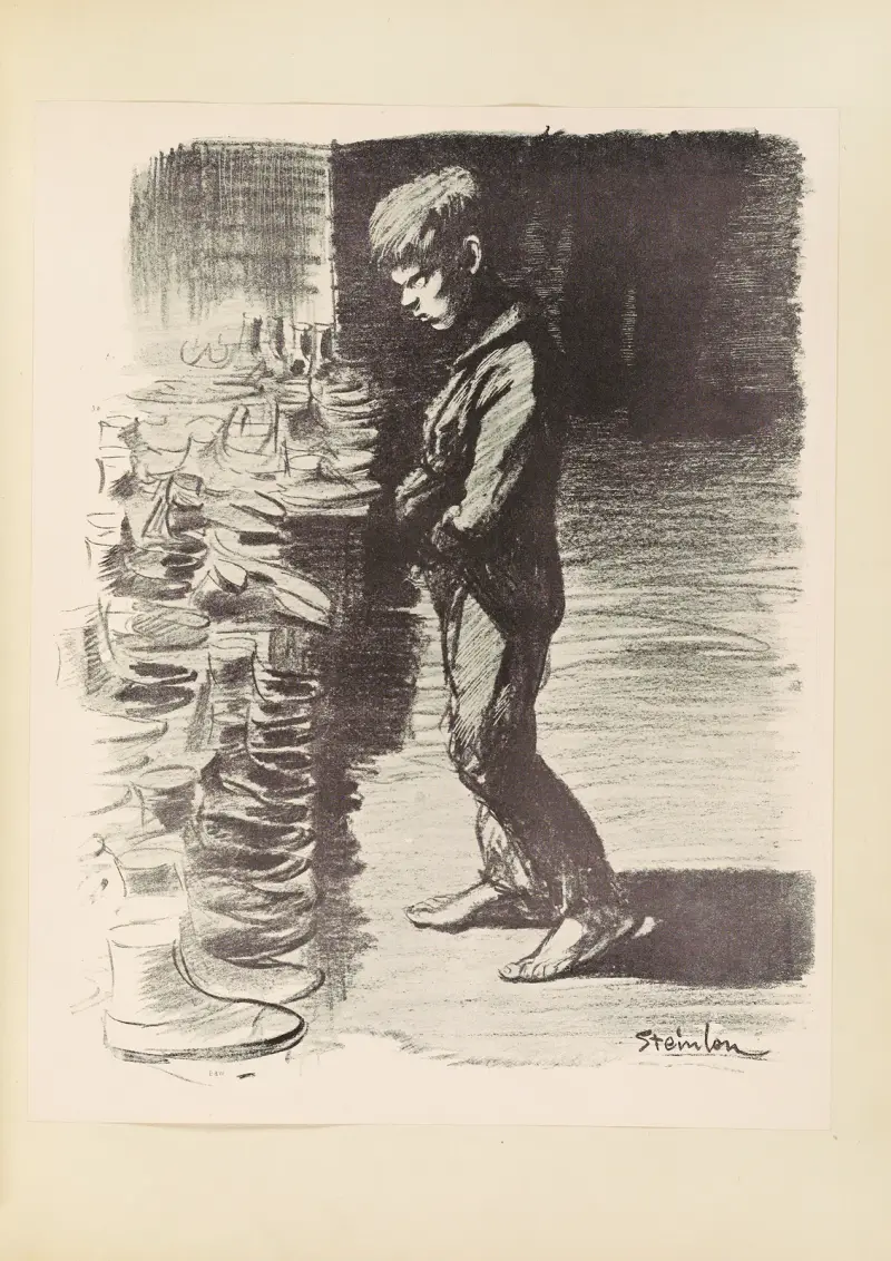 Der Dieb von Théophile Alexandre Steinlen