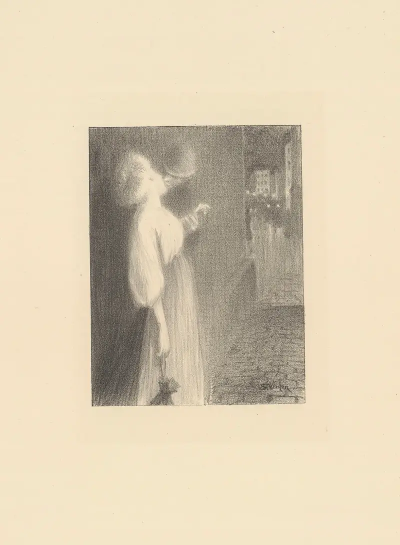 Du uppenbarade dig för mig av Théophile Alexandre Steinlen