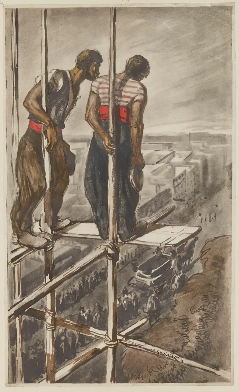 Tu t’en iras les pieds devant! av Théophile Alexandre Steinlen