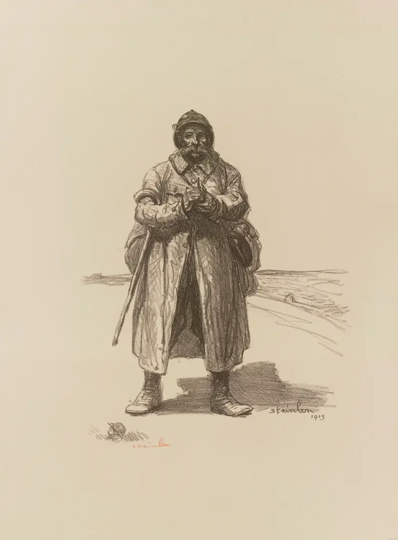 En gammal räv av Théophile Alexandre Steinlen