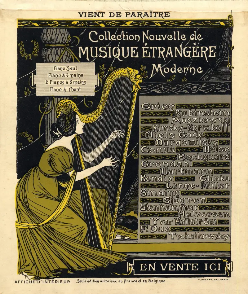 Nyutkommen: Ny samling modern utländsk musik av Théophile Alexandre Steinlen