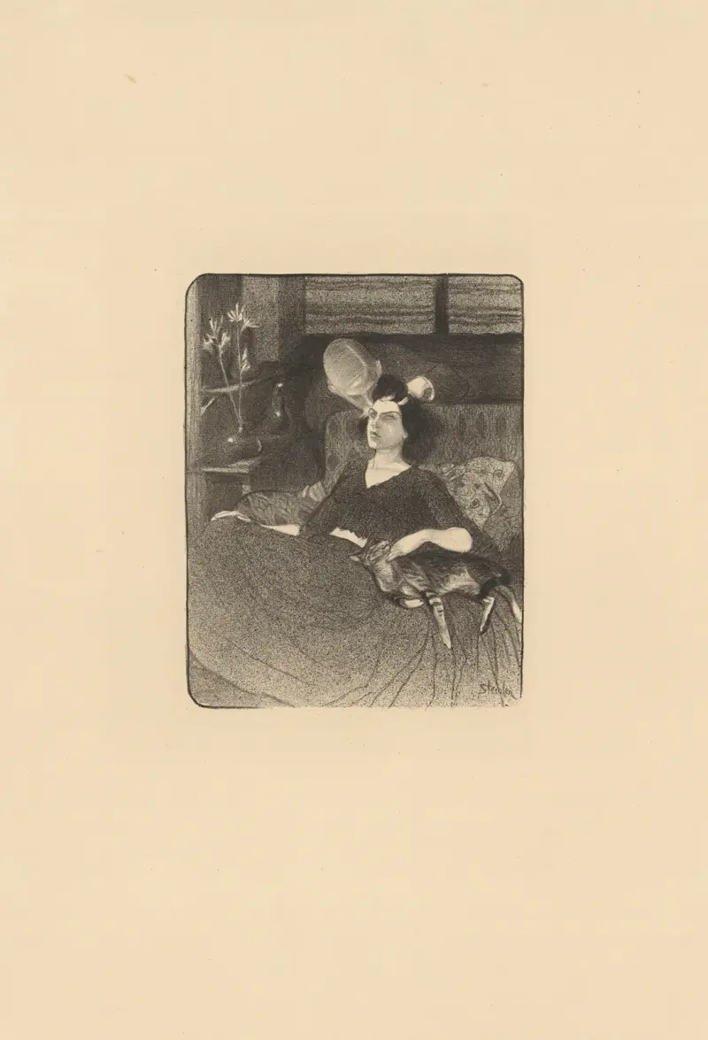 Volupté av Théophile Alexandre Steinlen