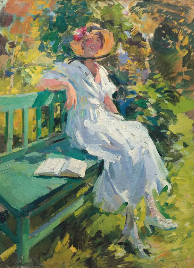 I trädgården av Konstantin Alexeevich Korovin