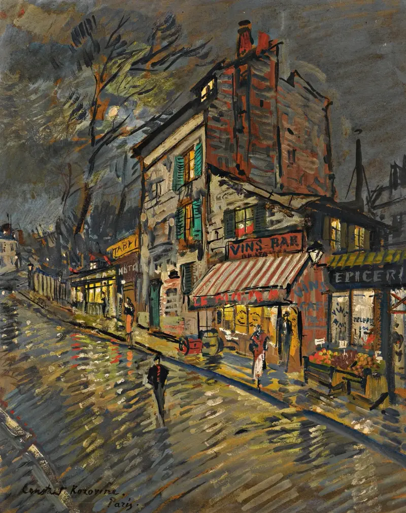 Paris bei Nacht – Nr. 1 von Konstantin Alexeevich Korovin