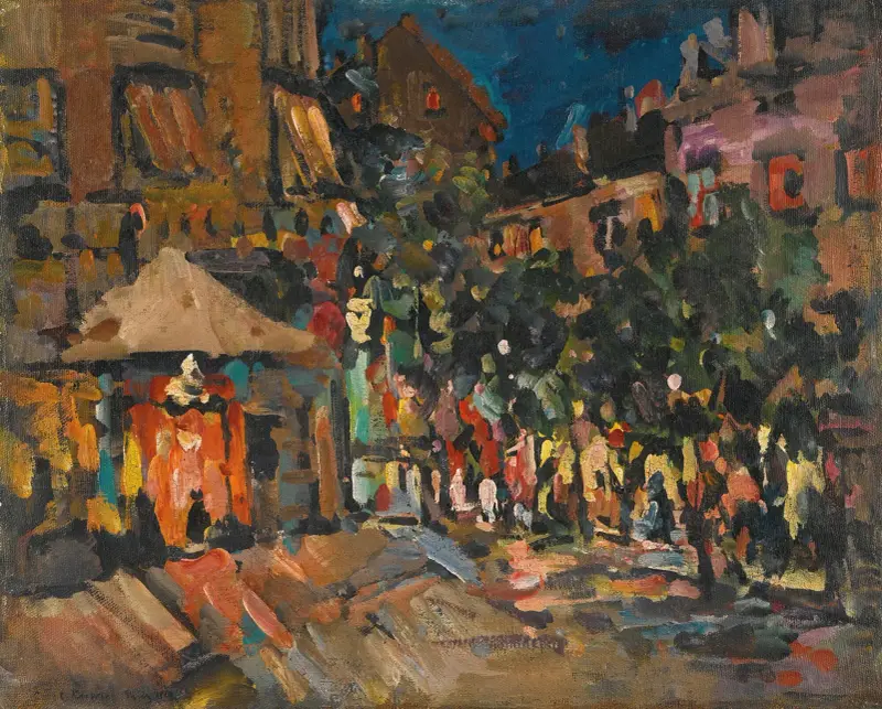 Paris bei Nacht, 1904 von Konstantin Alexeevich Korovin